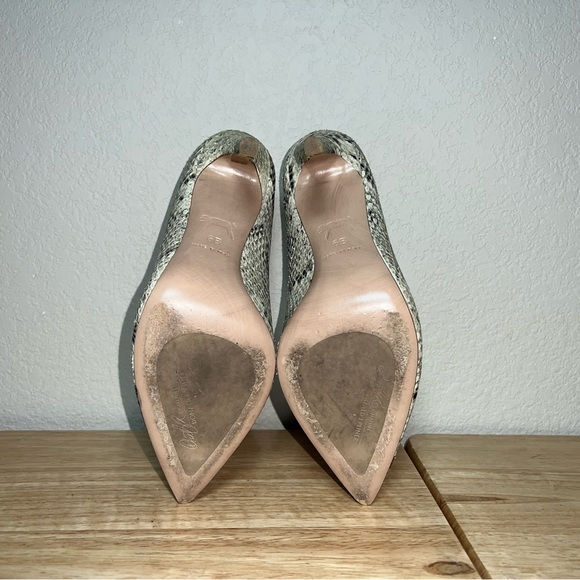 Donald Pliner signature python print leather shoes 6 - Picture 7 of 11